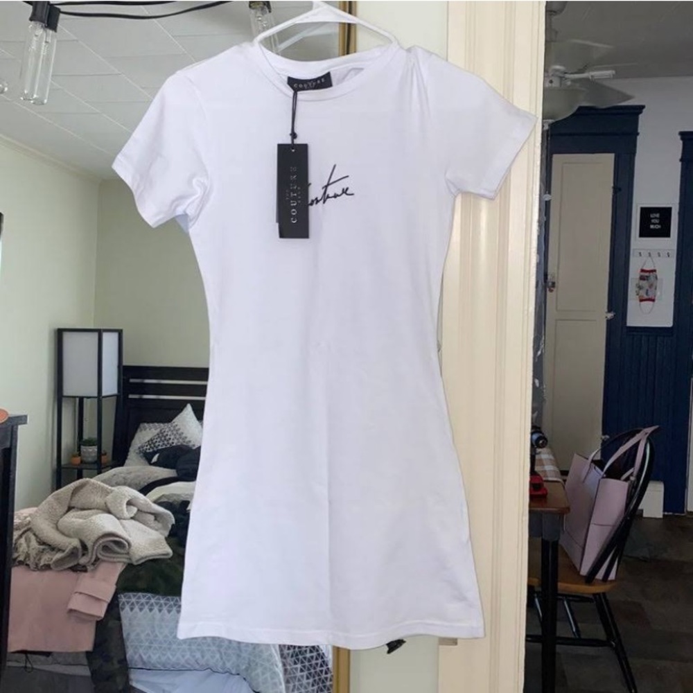 The Couture club Essential fitted Tee dress